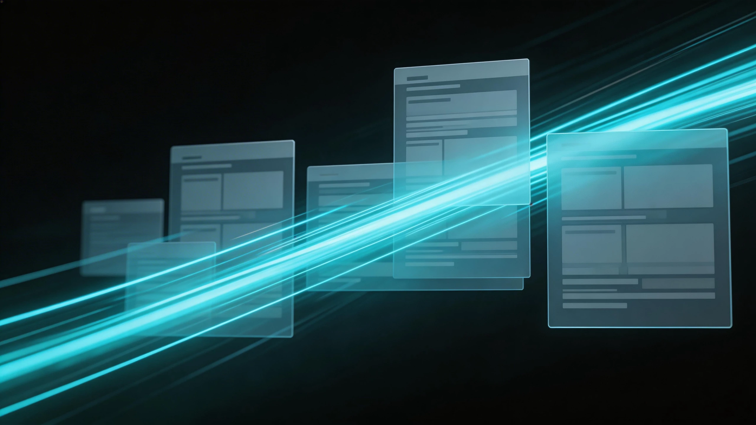 暗色調的網路安全與數據加密概念圖，象徵SSL憑證與HTTPS安全連線